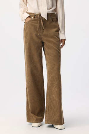 Moji Alima Wide Jeans - Tannin sort