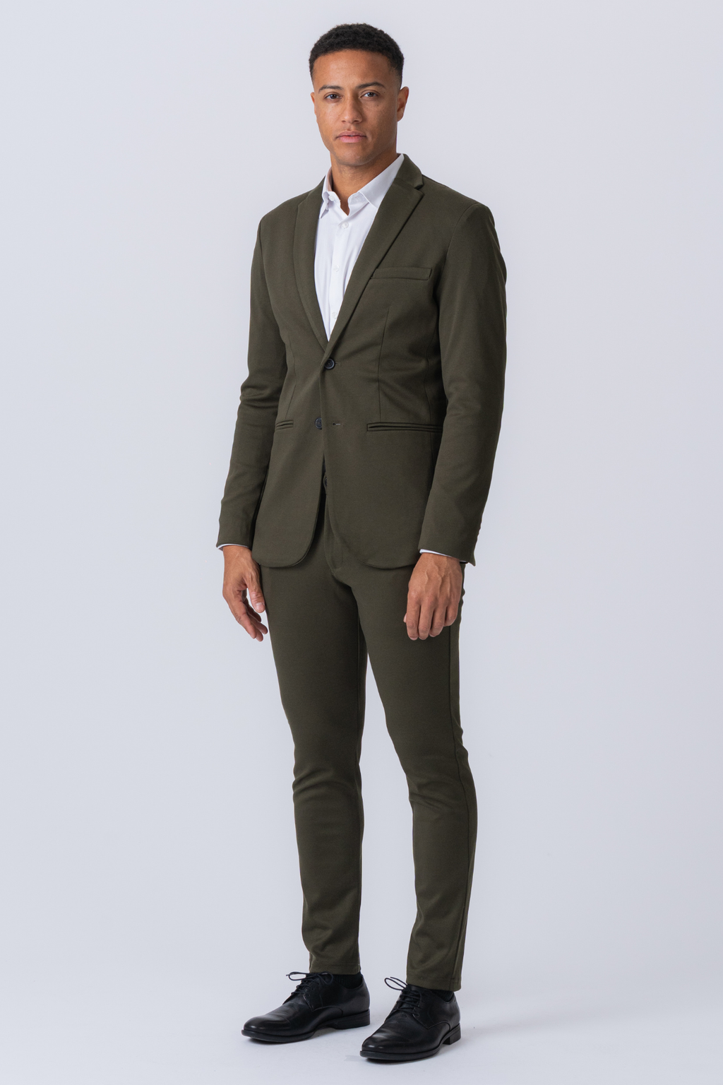 Det Originale Performance Jakkesæt (Mørkegrøn) + Slips