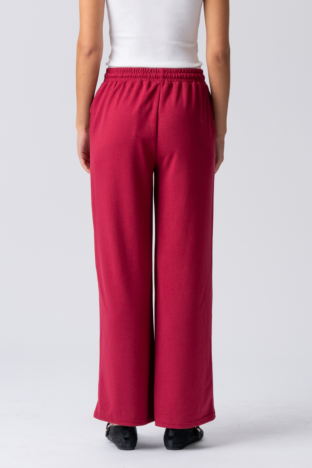 Leah Loose Pants - Bordeaux