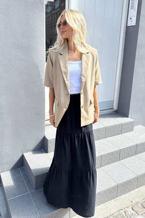 Sikka Maxi Nederdel - Sort