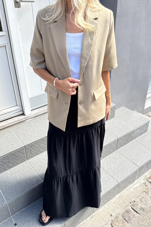 Sikka Maxi Nederdel - Sort