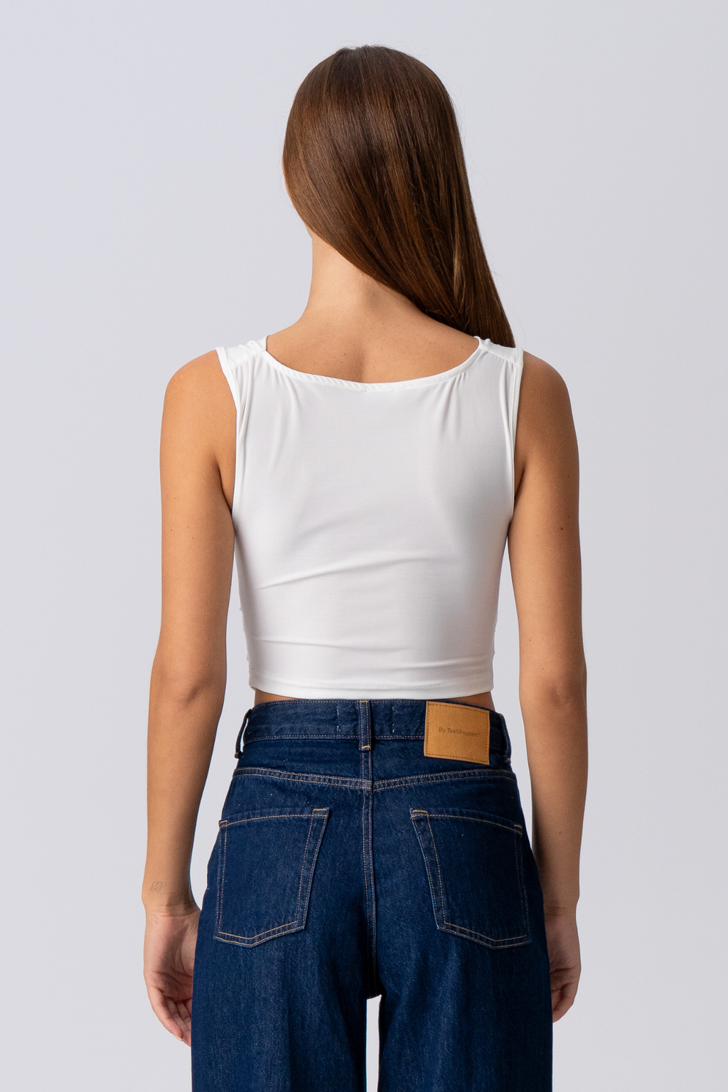 Elisa Waterfall Top - Hvid