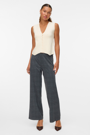 Gold V-Hals Vest - Birke