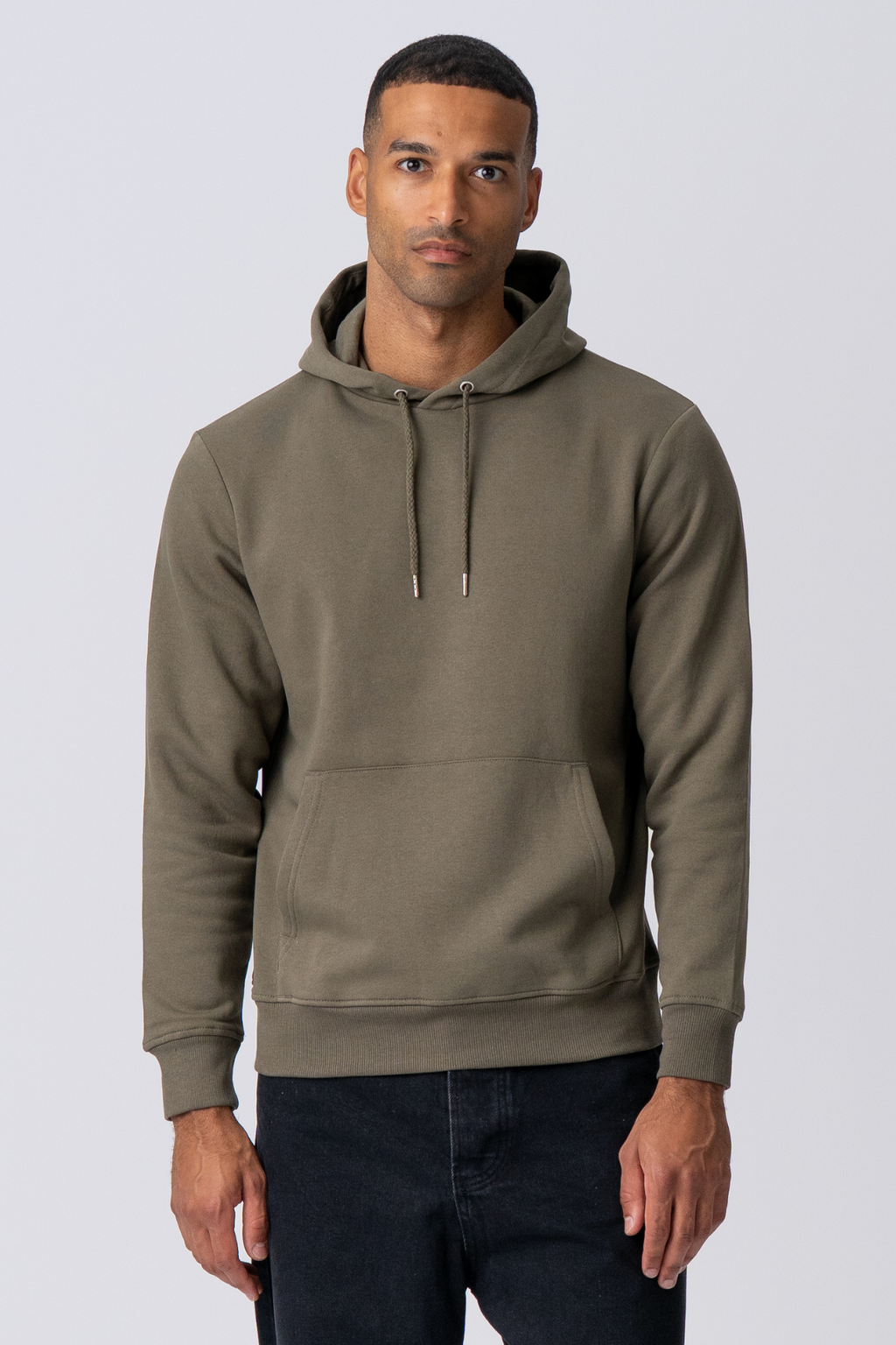 Sweatshirt Hoodie - Army Grøn
