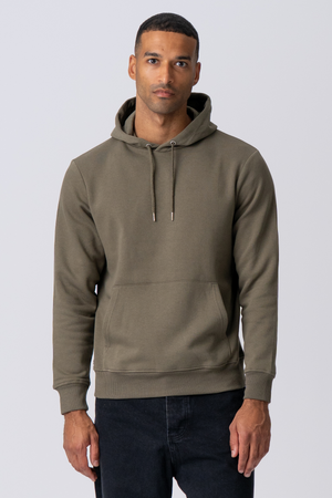 Sweatshirt Hoodie - Army Grøn