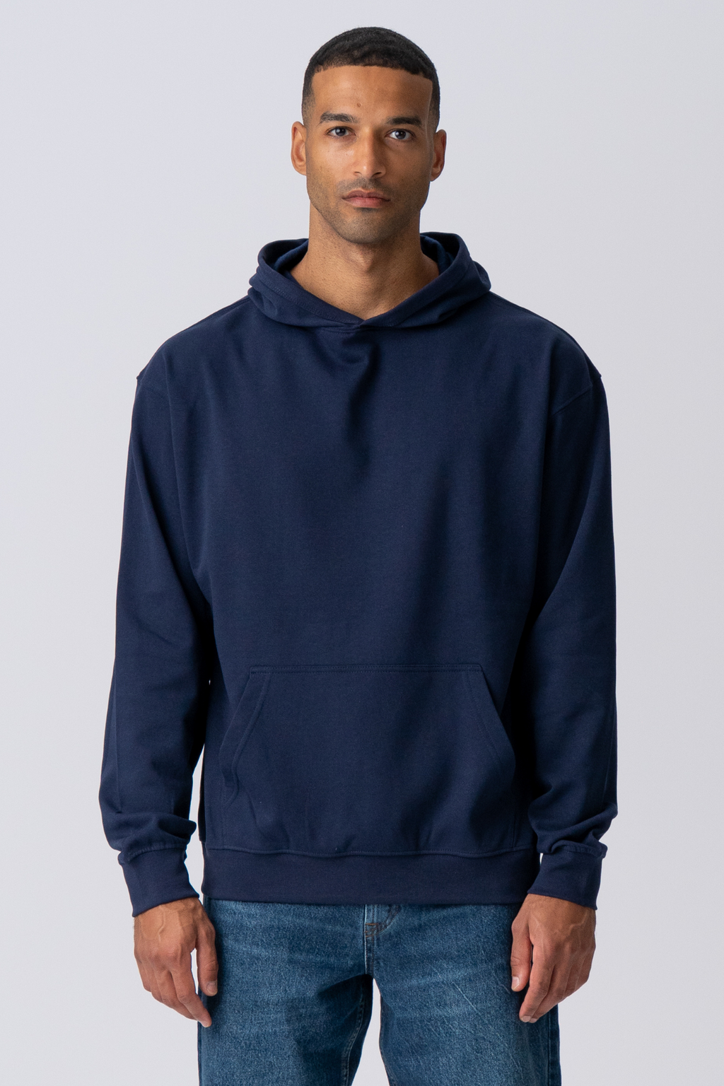 Hoodie uden snor - Navy