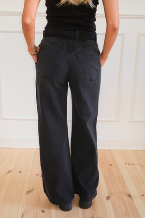 Amalia Jeans - Mørkegrå