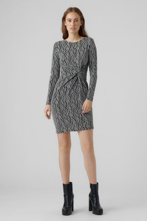 Kanz Mini Kjole - Silver Lurex