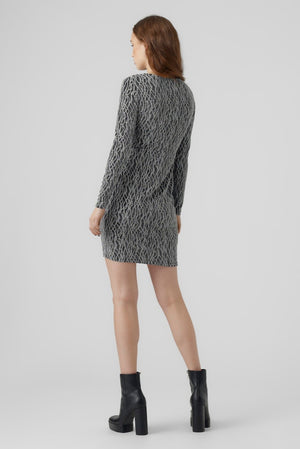 Kanz Mini Kjole - Silver Lurex