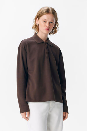 Millie Polo - Seal Brown