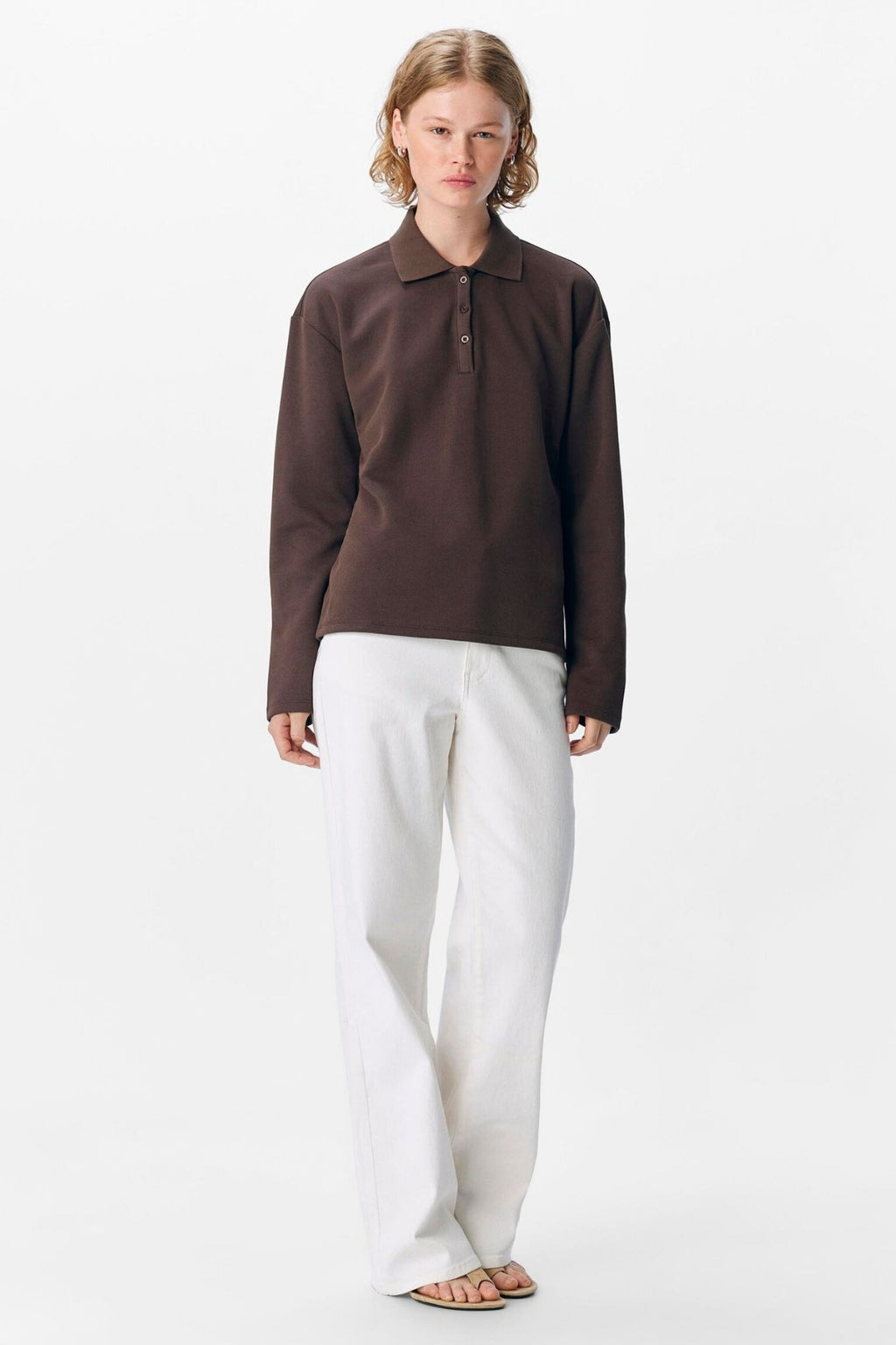 Millie Polo - Seal Brown