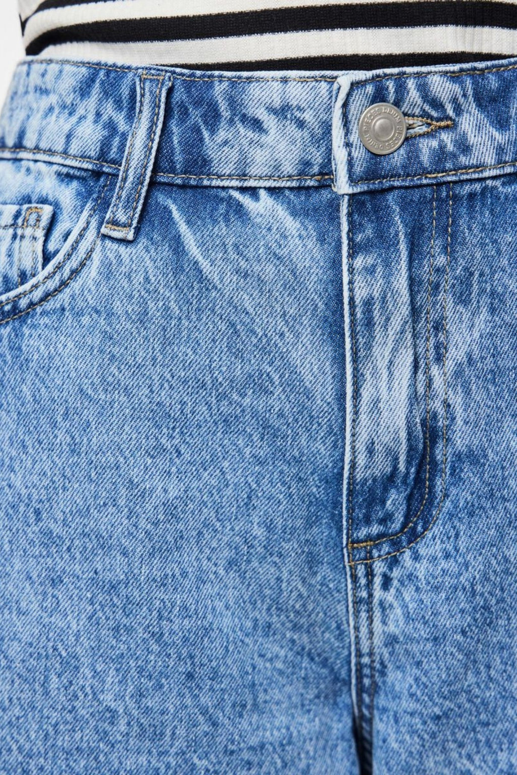 Sky Denim Jorts - Medium Blue Denim