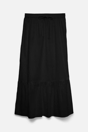 Trine Mw Maxi Nederdel - Sort