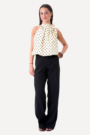 Wilma Top - Gul/Brun