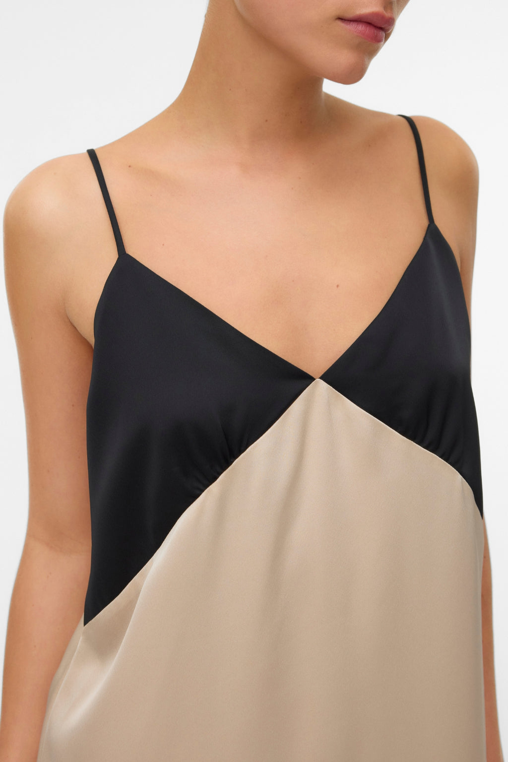 Joy Singlet Ankelkjole - Black Cement Contrast