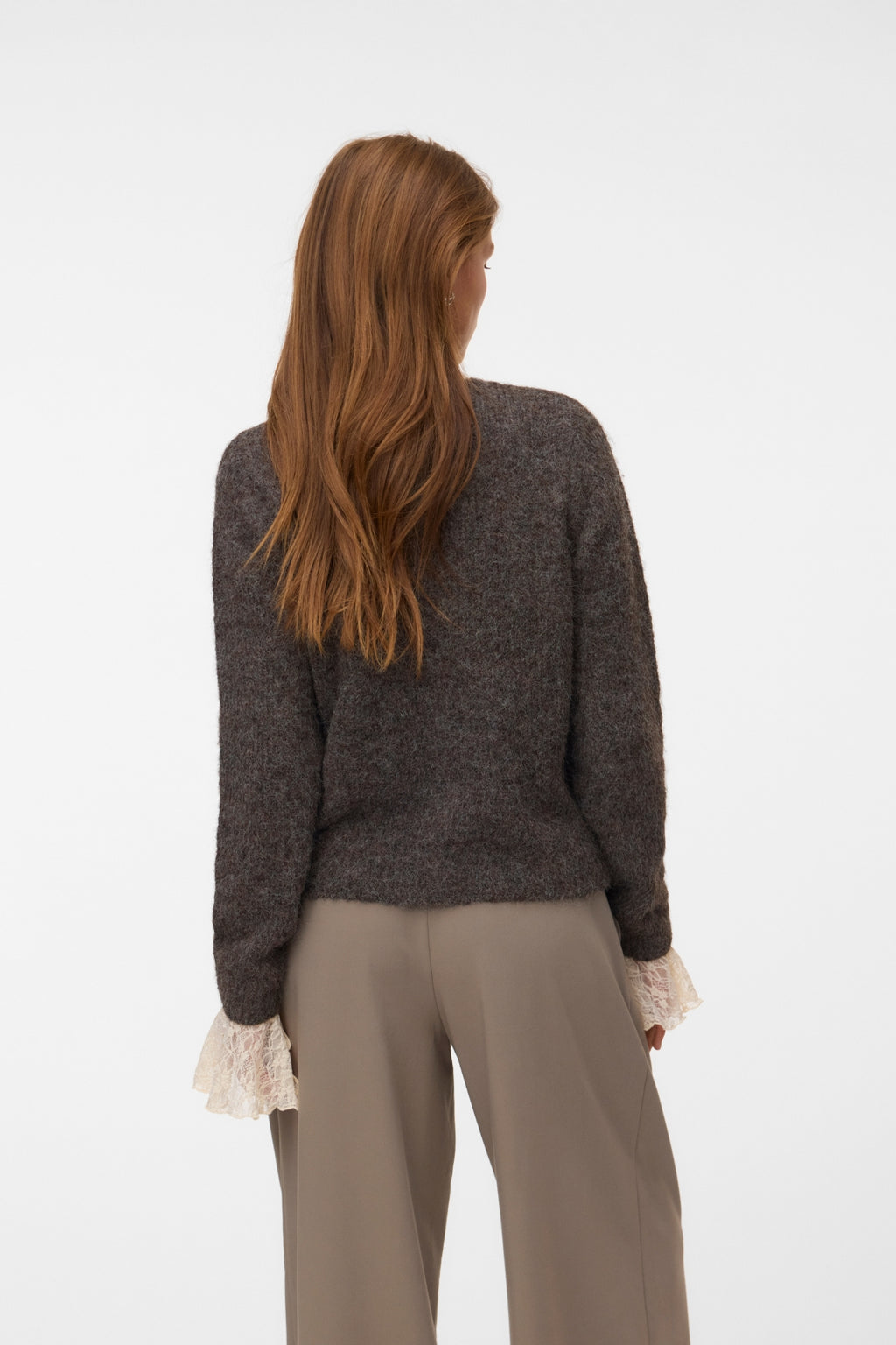 Novah O-Neck Button - Chocolate Torte