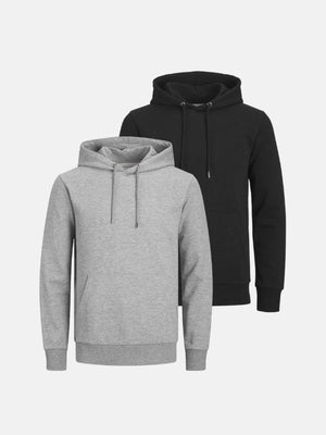 Basic Hoodie Sweat (herre) - Pakketilbud (2 stk.)