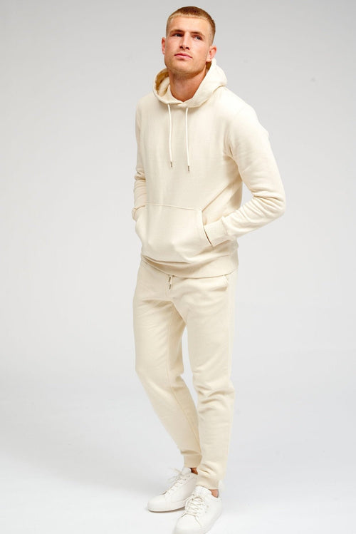 Basic Sweatsuit with Hoodie (Light Beige) - Package Deal - TeeShoppen Group™ - Sweatsuit - TeeShoppen