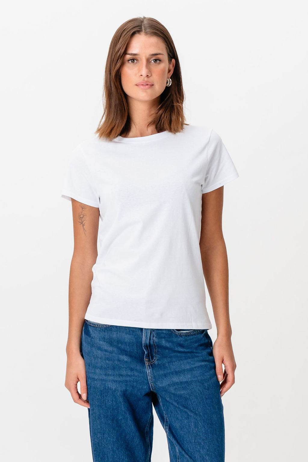 Basic T-shirt - Hvid