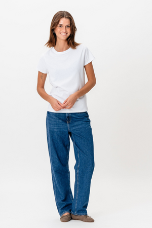 Basic T-shirt - Hvid