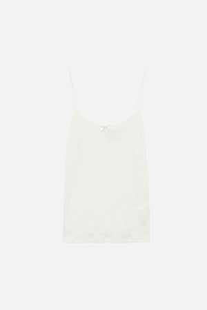 Isa Singlet Top - Snow White