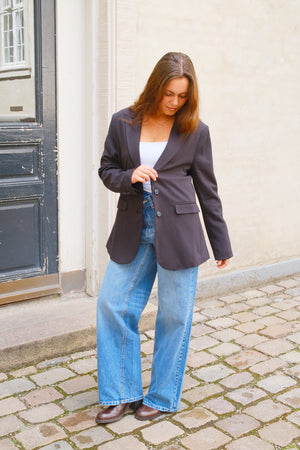 Klassisk fit Blazer - Navy