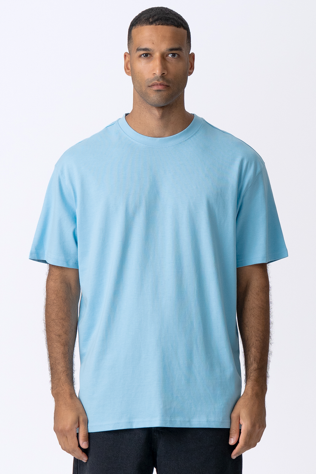 Heavy Oversized T-shirt - Baltic Blue