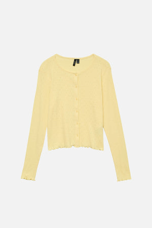 Isa O-Neck Cardigan - Anise Flower