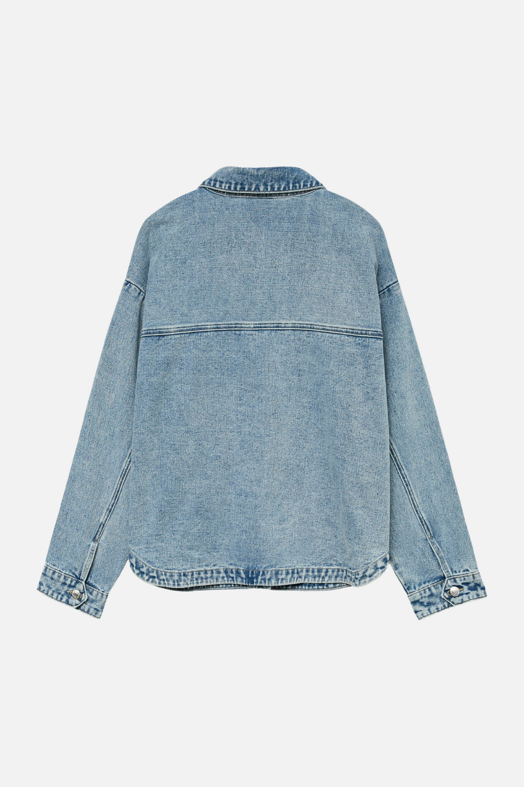 Jamie Denim Shacket - Lys Blå Denim