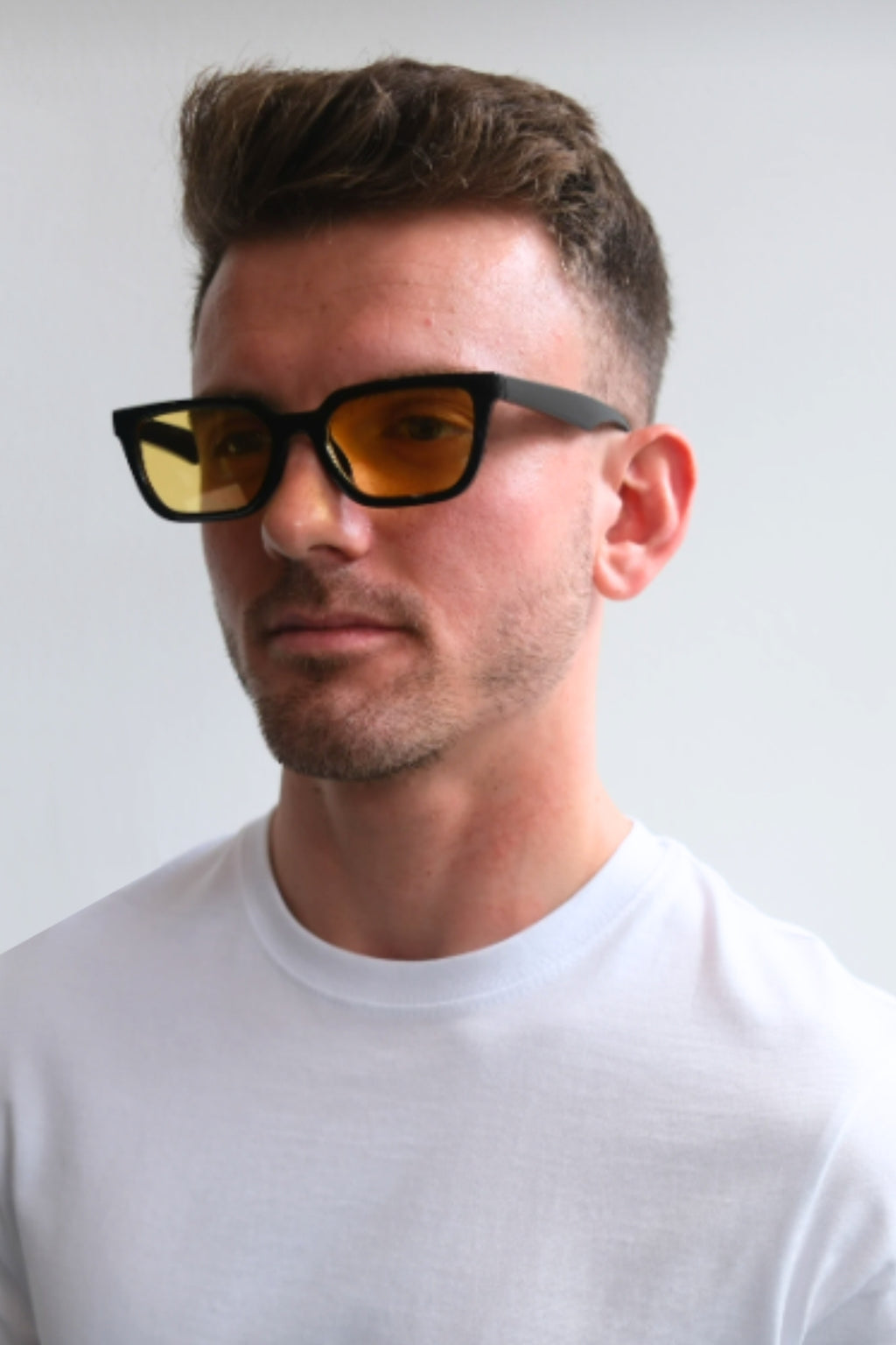 Wilhelm Solbriller - Sort/Gul