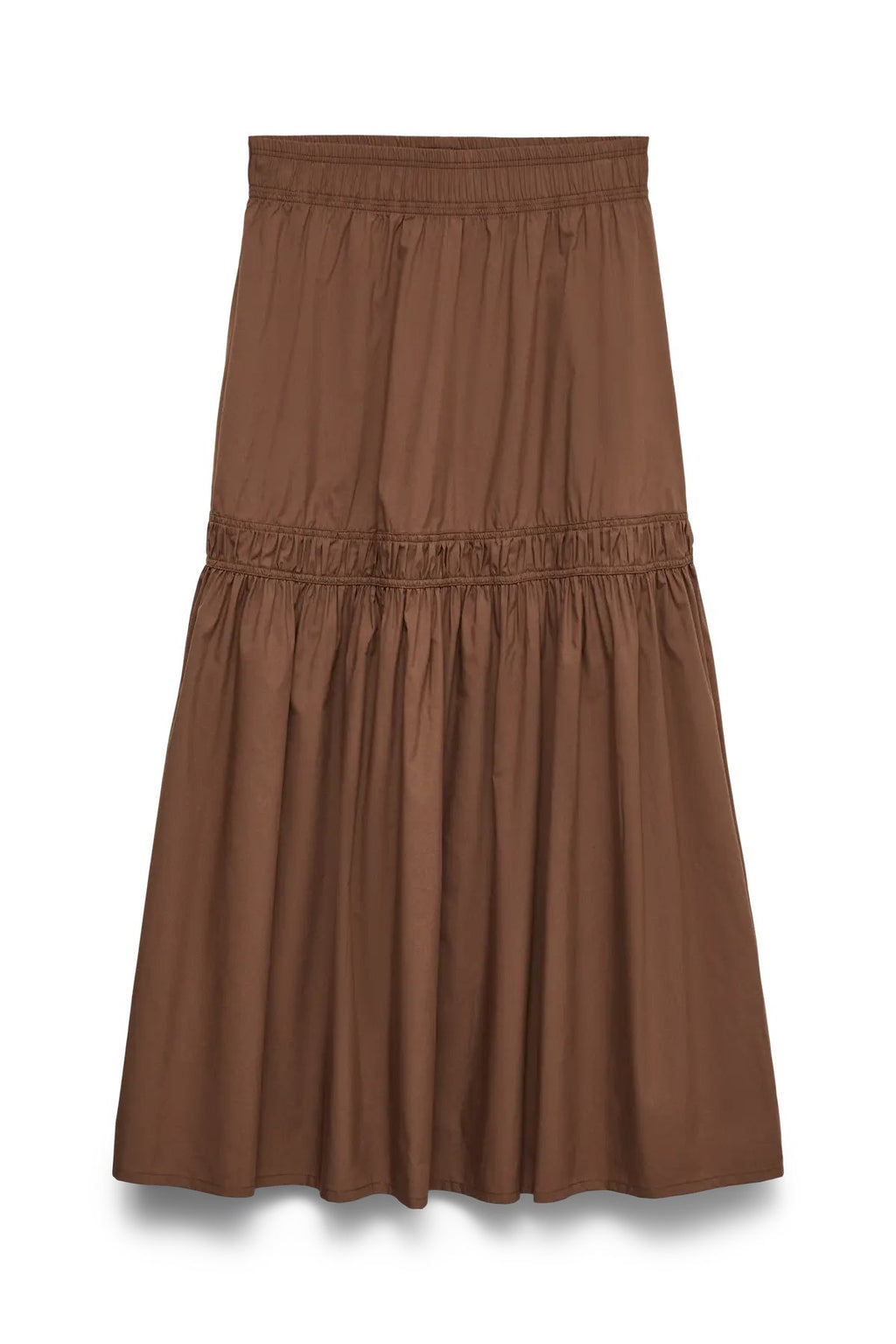 Friba Ankle Nederdel - Cocoa Brown