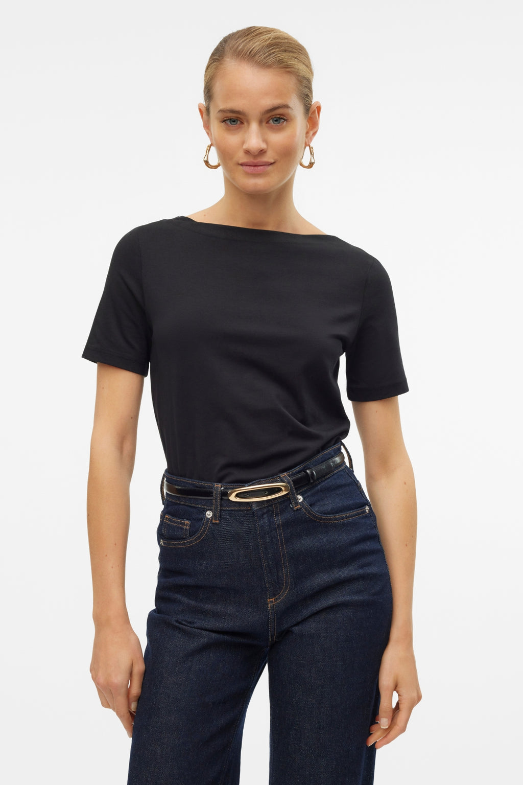 Panda Modal Top - Black