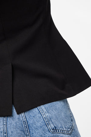 Kamil Fitted Blazer - Sort