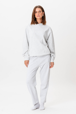 Hoodie Uden Snor - Grå