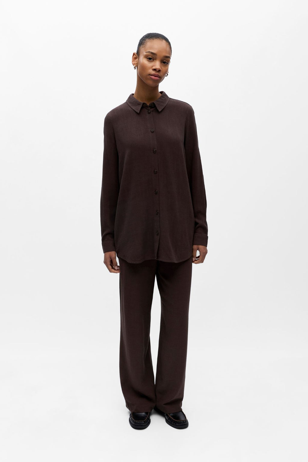 Sanne Skjorte - Seal Brown