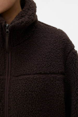 Karla Teddy Jacket - Chocolate Torte