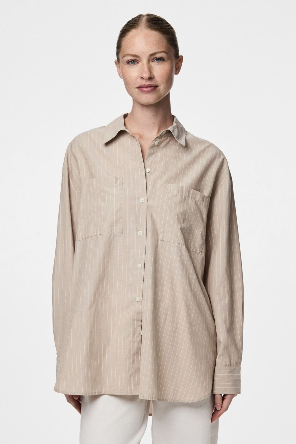 Melia Loose Shirt - Crockery
