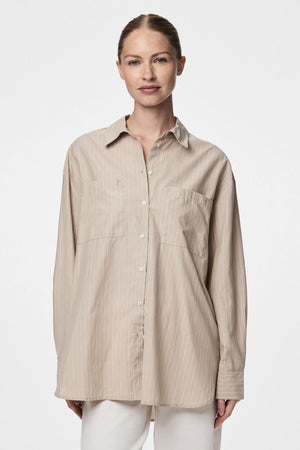 Melia Loose Shirt - Crockery