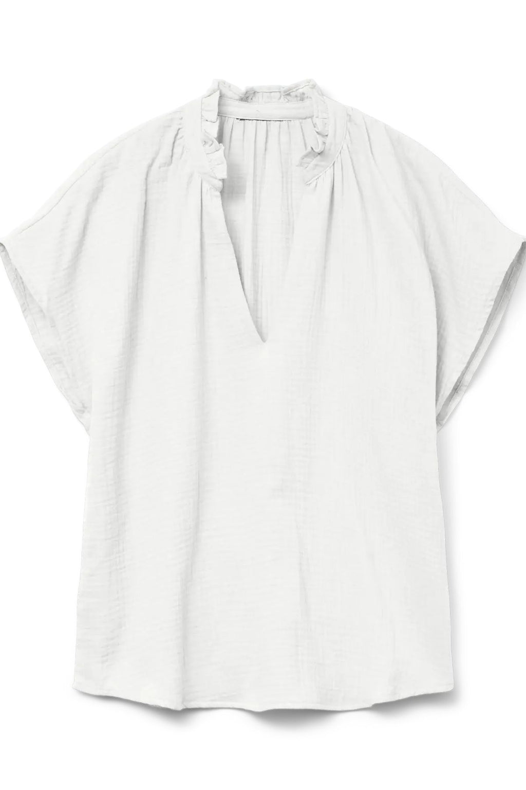 Natali V-hals Top - Snow White