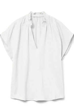 Natali V-hals Top - Snow White