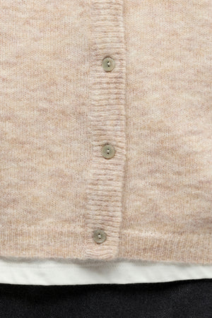 Agate Strik Cardigan - Humus Melange