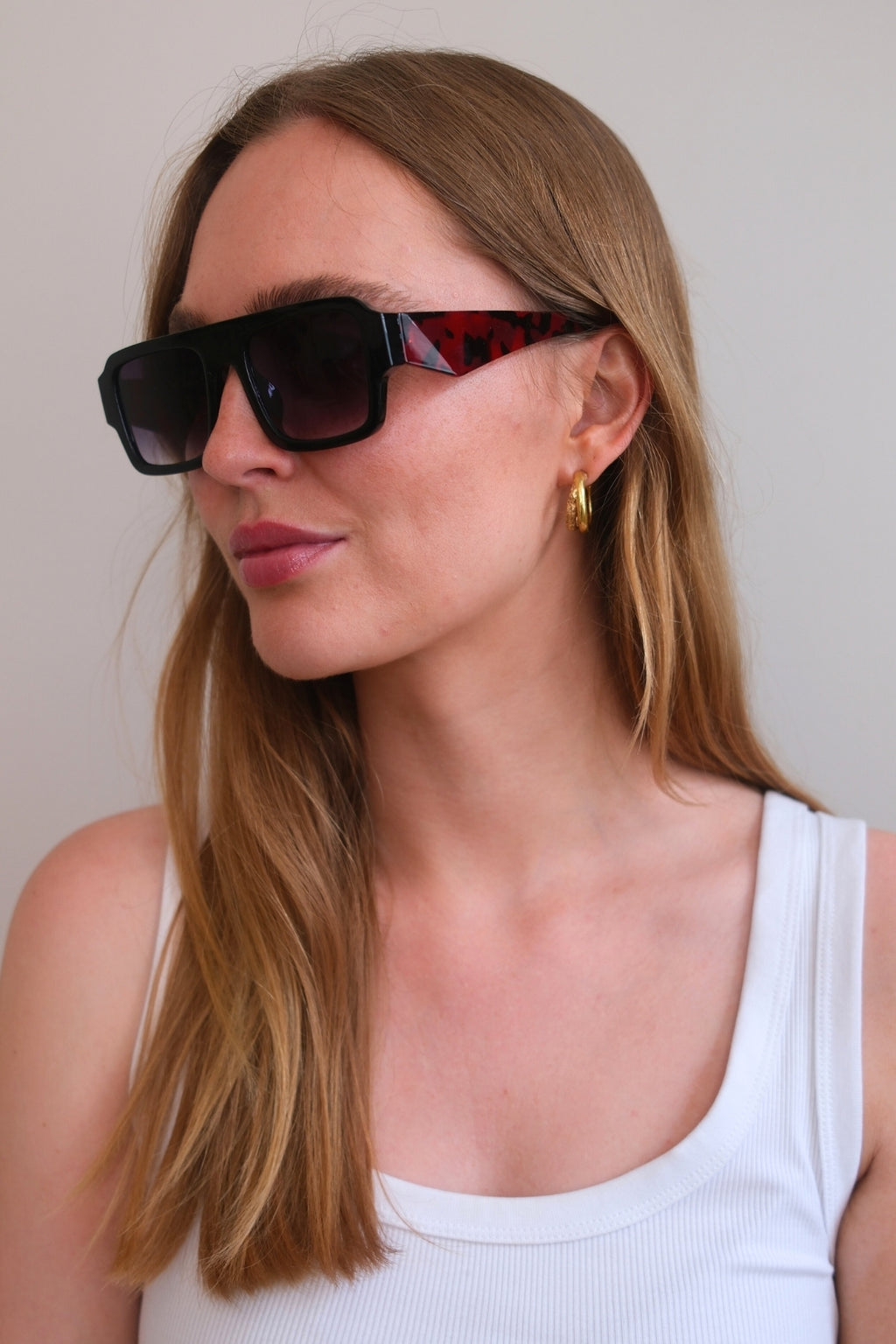 Nova Solbriller - Sort/Leopard