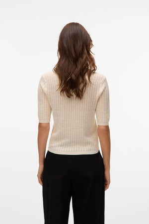 Panama 2/4 Strik Cardigan - Birch