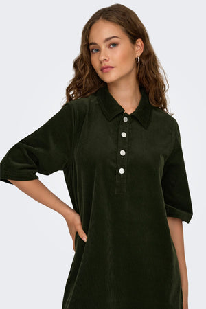 Nessa Fløjlskjole - Rosin