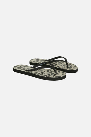 Sommer Print Flip Flop - Sort Leo