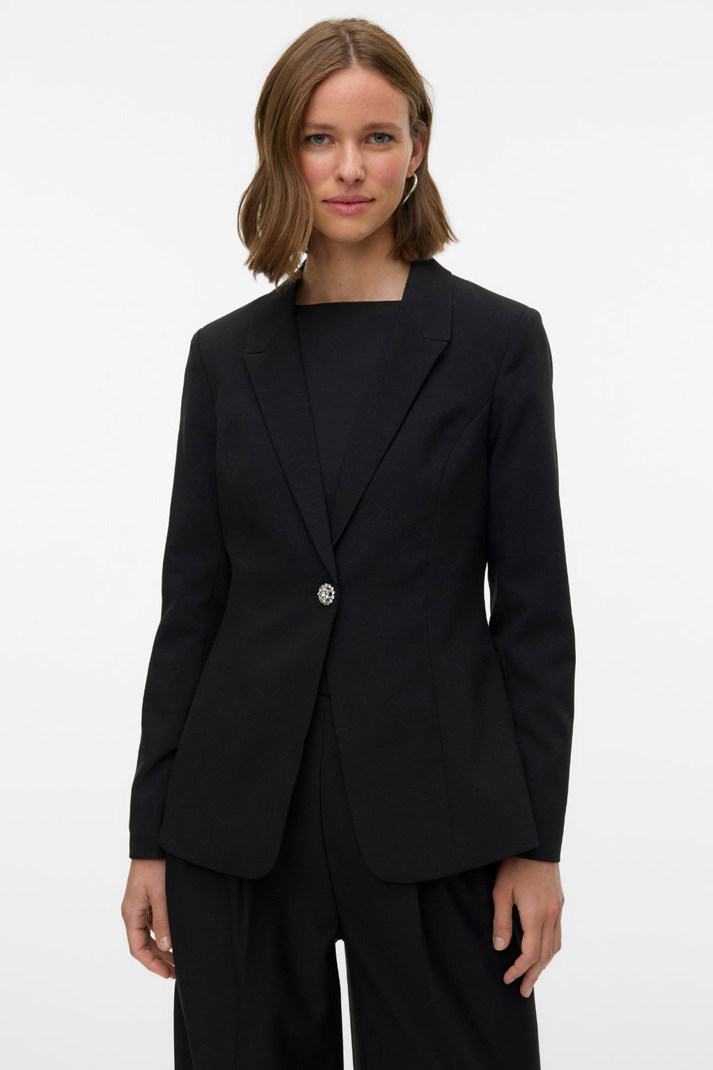 Filia Figursyet Blazer - Sort