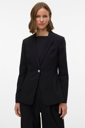 Filia Figursyet Blazer - Sort