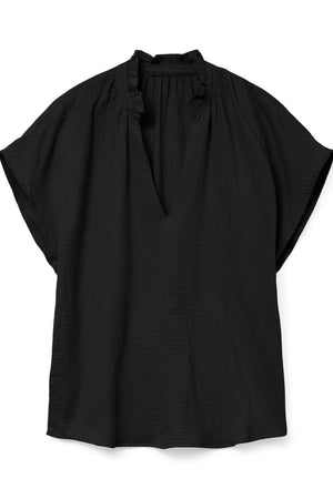 Natali V-Neck Top - Sort