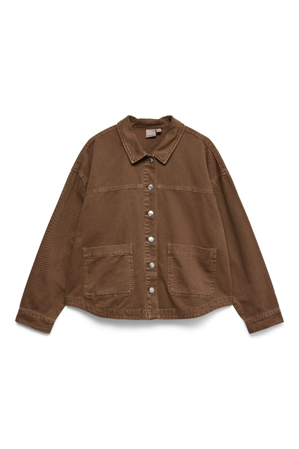Jamie Denim Shacket Mix - Cocoa Brown: Vasket