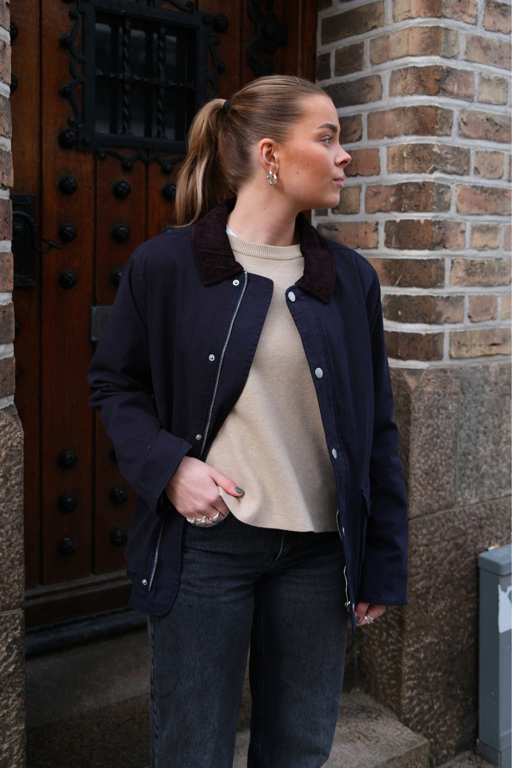 Twill Jacket - Navy